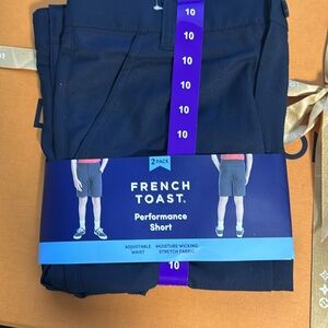 Boys uniform shorts size 10. 2 pack. NWT